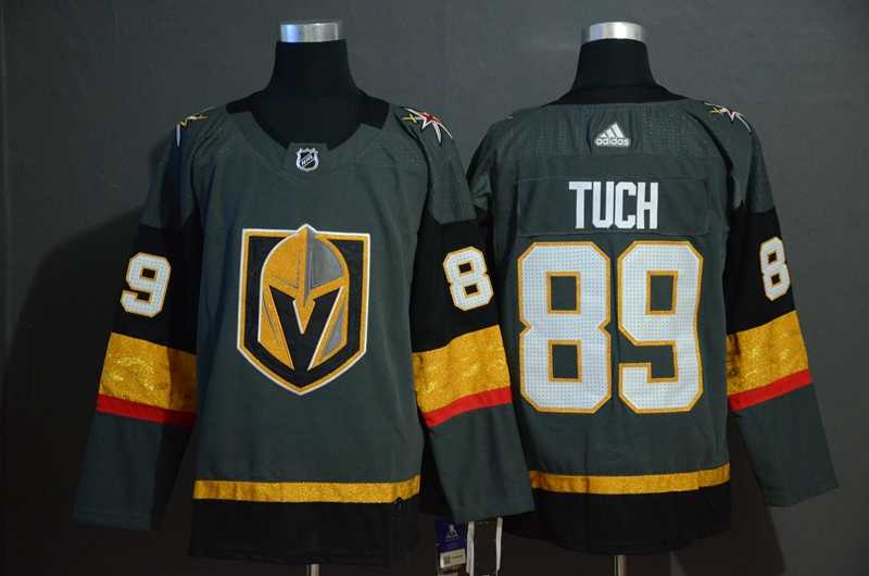 Vegas Golden Knights 89 Alex Tuch Gray With Special Glittery Logo Adidas Jersey,We sell and wholesale Vegas Golden Knights 89 Alex Tuch Gray With Special Glittery Logo Adidas Jersey on line form chian!